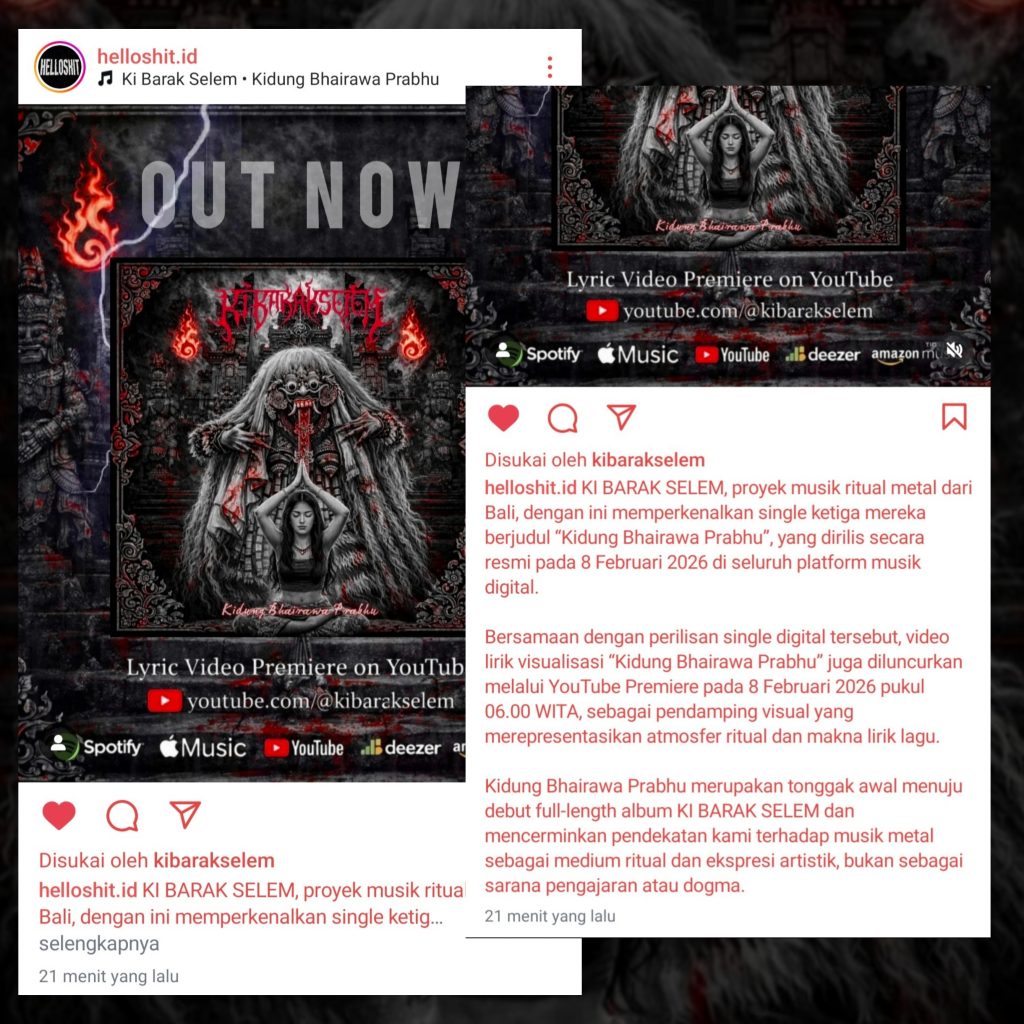 KI BARAK SELEM Featured by Indonesian Underground Media helloshit.id
