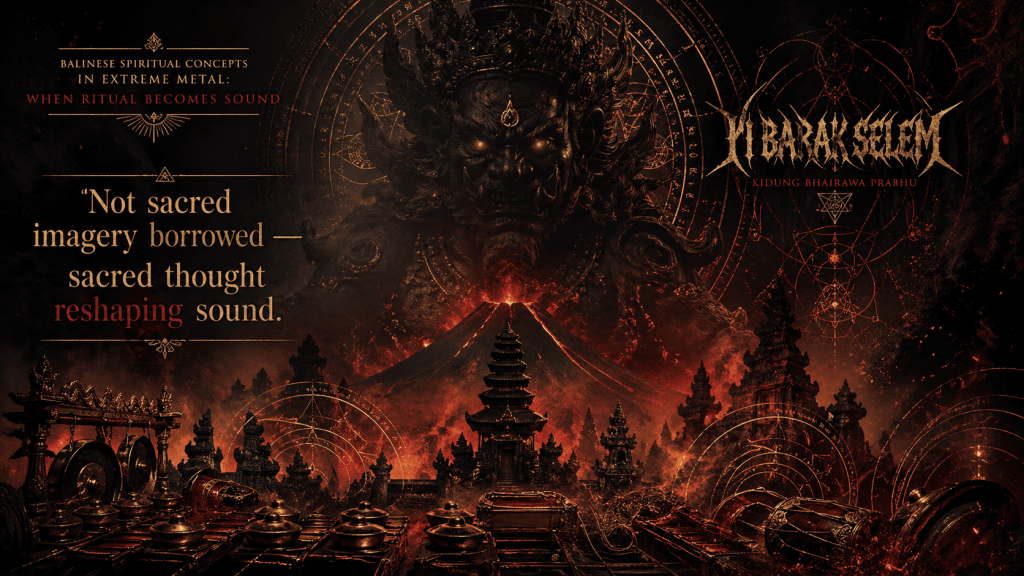 Balinese Spiritual Concepts in Extreme Metal: When Ritual Becomes Sound