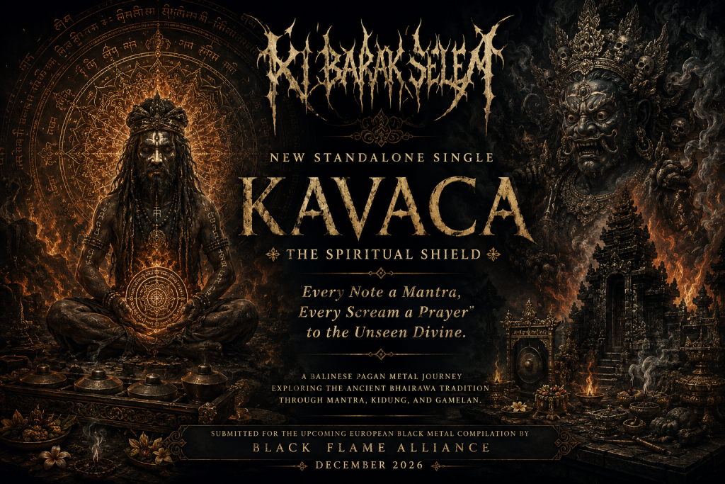 KI BARAK SELEM Announces "KAVACA: The Spiritual Shield" for European Black Metal Compilation